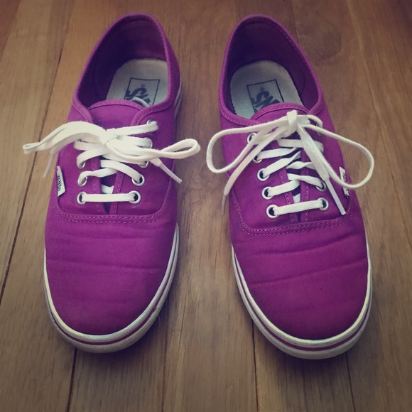 Vans Shoes - Purple lace up VANS